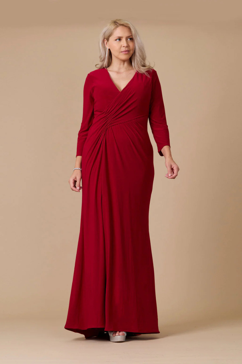 VESTIDO CON MANGAS GRANADA