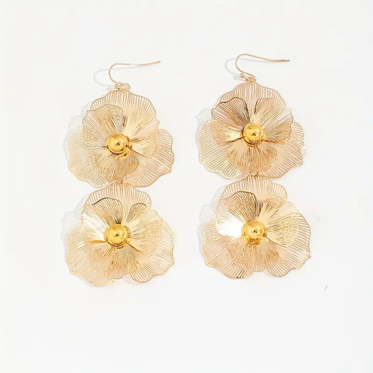 AROS FLORES COLGANTES METALICAS