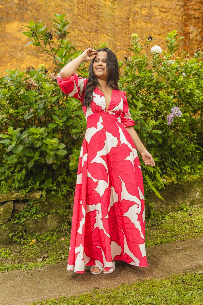 VESTIDO CELESTE