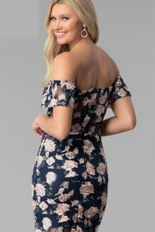 VESTIDO MINI BORDADO