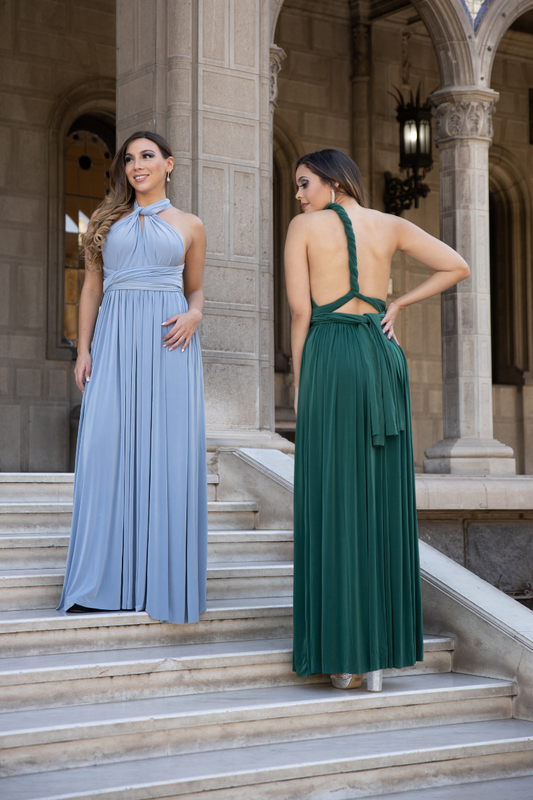 VESTIDO ÁGATA CELESTE