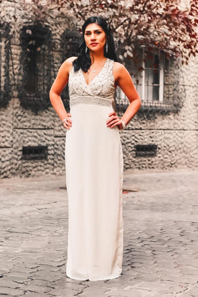 VESTIDO NOVIA PERLAS