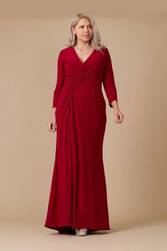 VESTIDO CON MANGAS GRANADA