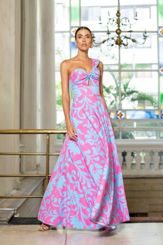 VESTIDO LARGO IRMA CELESTE