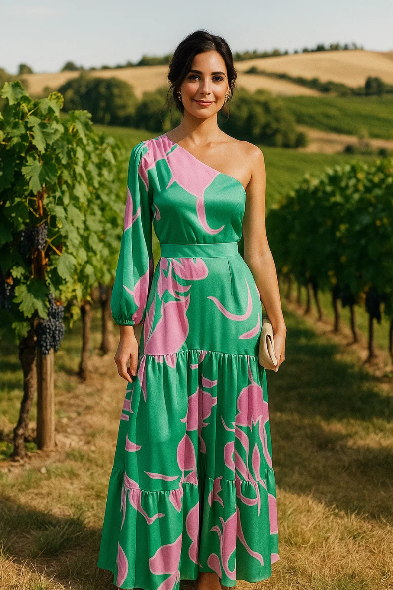 VESTIDO LARGO HIBISCO