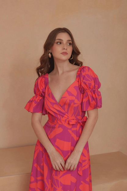 VESTIDO LARGO ABBY ROSADO