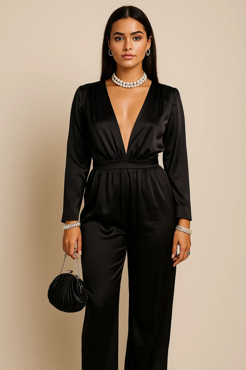 ENTERITO SATIN NEGRO