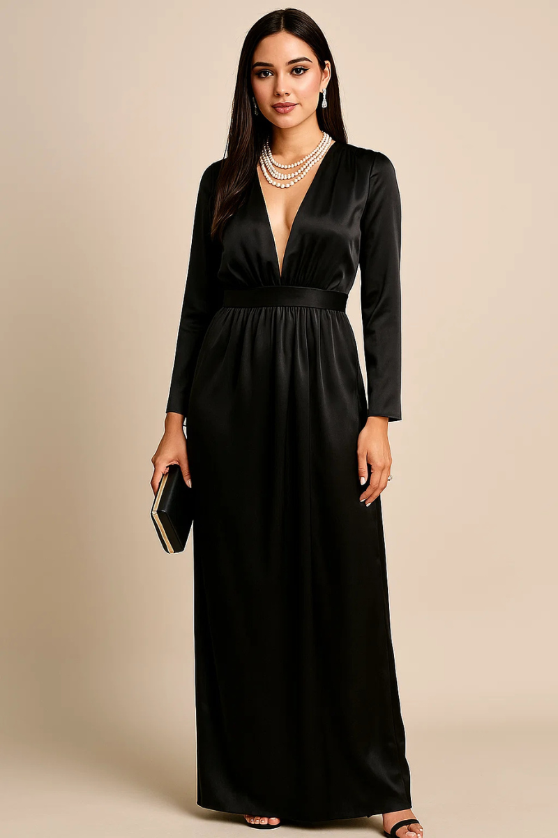 ENTERITO SATIN NEGRO