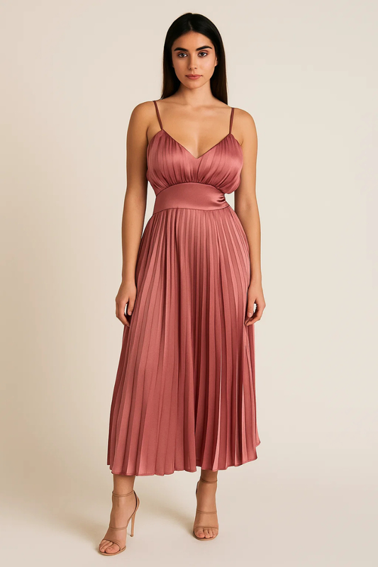 VESTIDO PLISADO