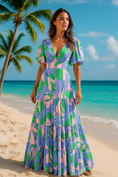 VESTIDO LARGO DULCE VERDE