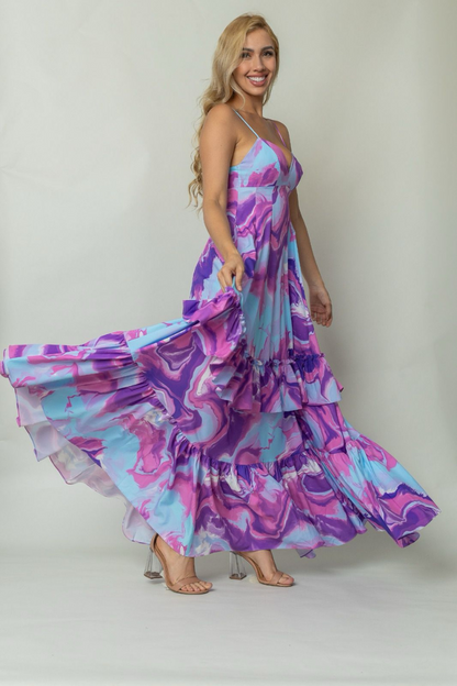 VESTIDO LARGO FÁTIMA LILA