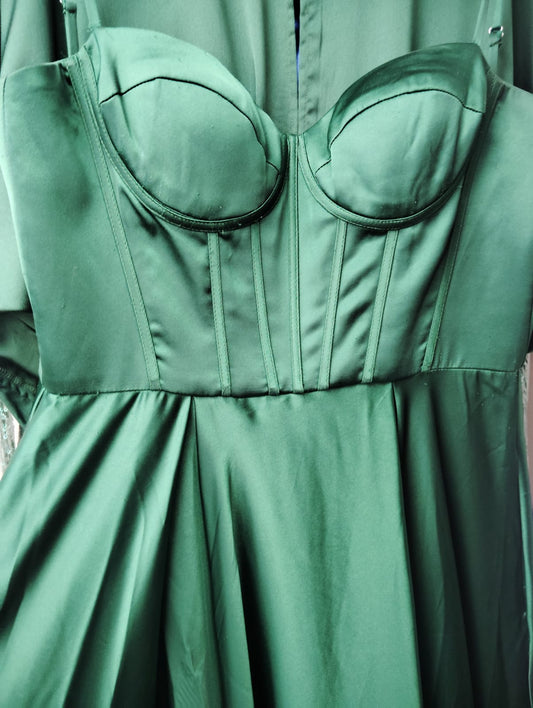 VESTIDO SALOME - CON DETALLE TELA