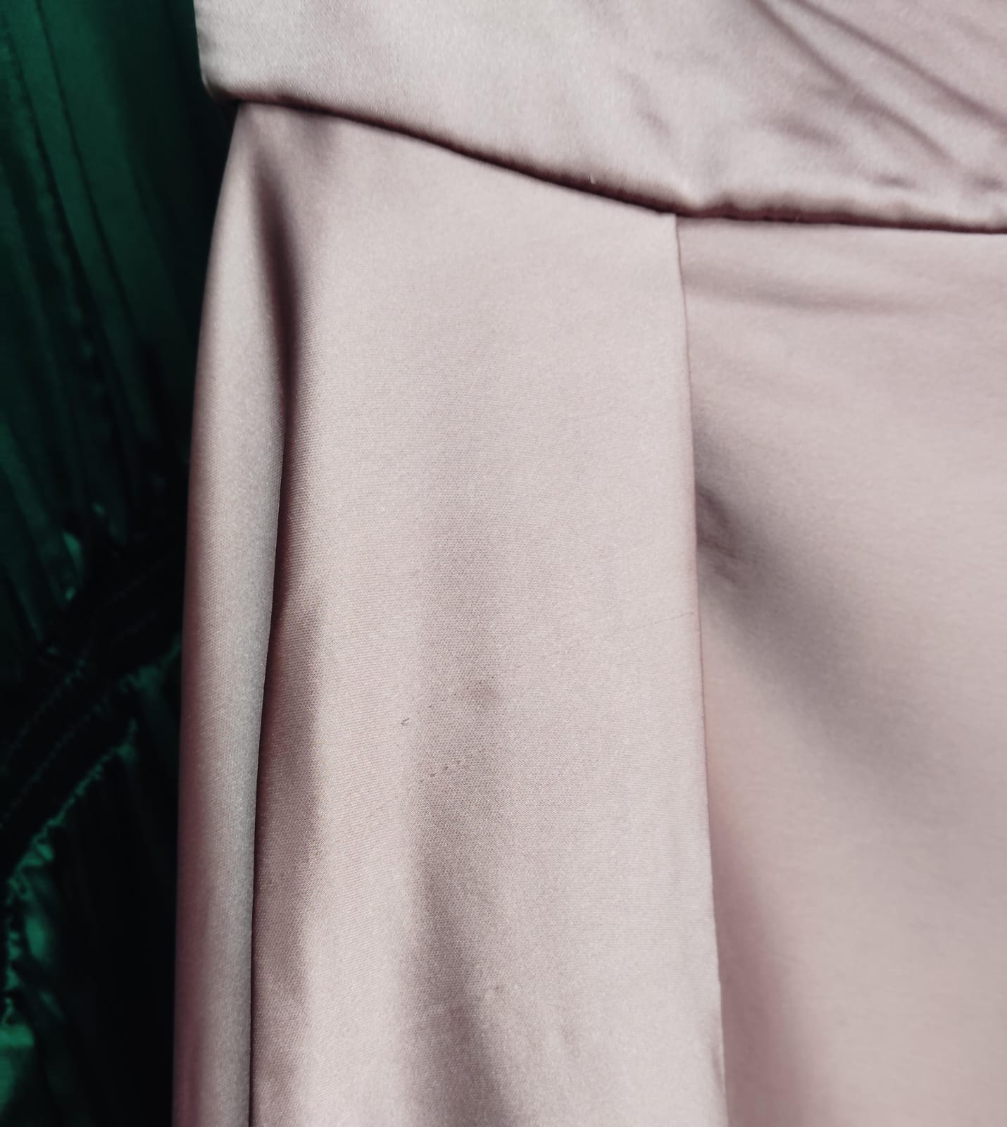 VESTIDO XANDRA MAUVE- CON DETALLE TELA