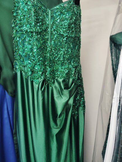 VESTIDO JOSEFA- CON DETALLE EN TELA