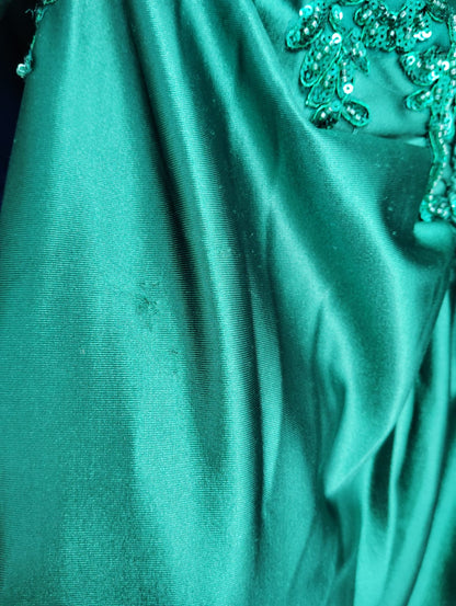 VESTIDO JOSEFA- CON DETALLE EN TELA