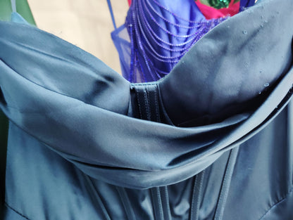VESTIDO AMARA- CON DETALLE EN TELA