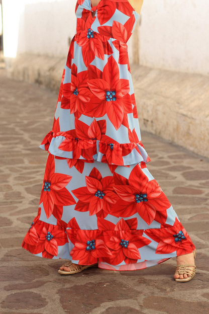 VESTIDO LARGO AMAZONITA