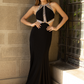 MAXI VESTIDO CUTOUT TITANIA NEGRO