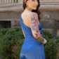 VESTIDO LARGO PALOMA AZUL