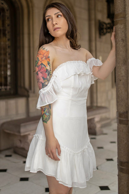 MINI VESTIDO MALAYA BLANCO
